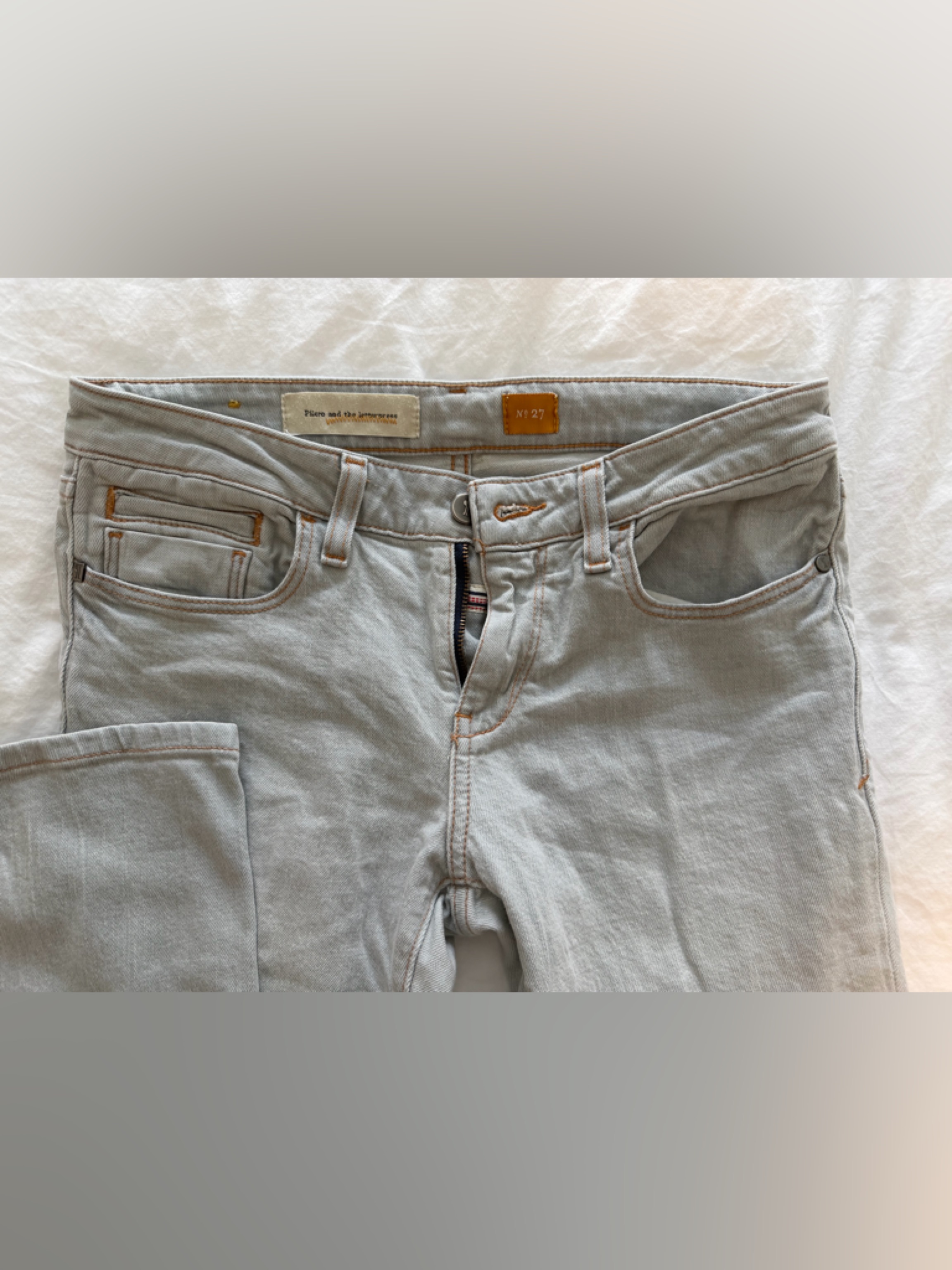 Pilcro And The Letterpress Light Wash Skinny Jeans Size 27 Anthropologie